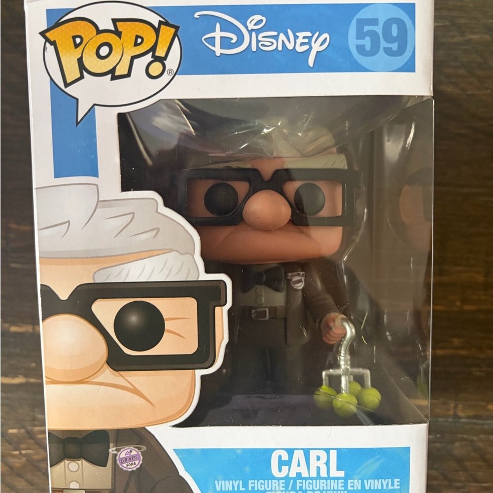 pop Carl Vinyl Figure - Blue, Brown, Black, Green